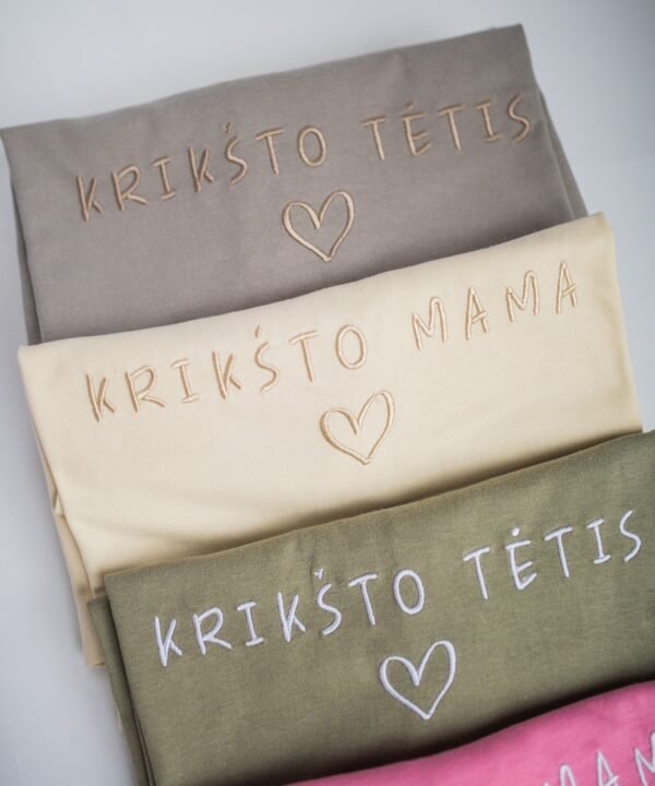 Krikšto Mama/Krikšto tėtis Marškinėliai