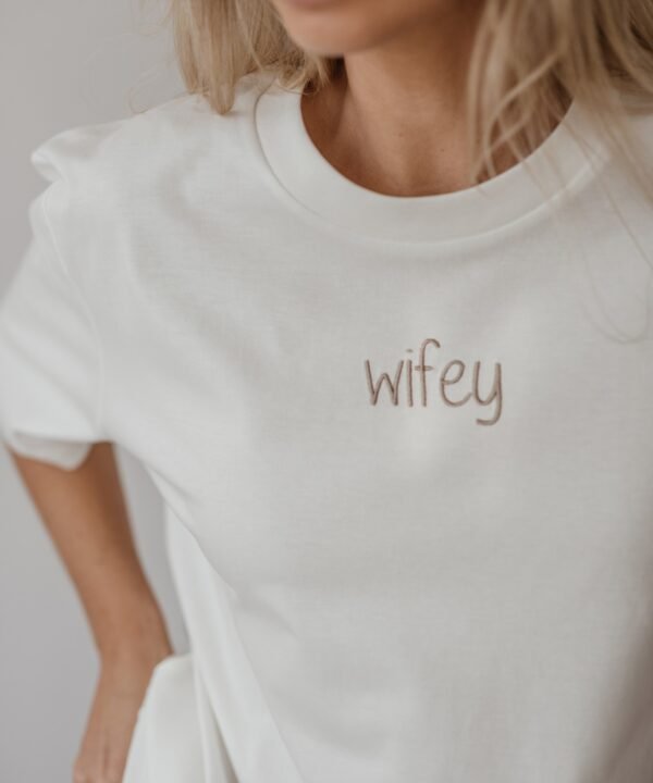 Wifey/Husband PREMIUM marškinėliai