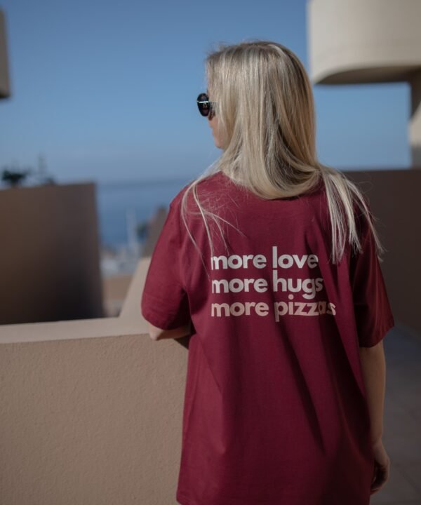 More love, more pizzas marškinėliai Premium