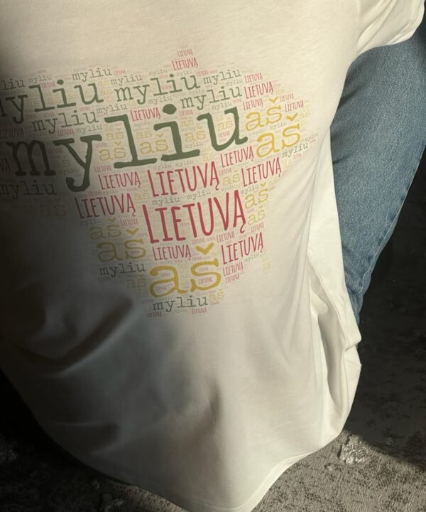 Aš myliu Lietuvą marškinėliai