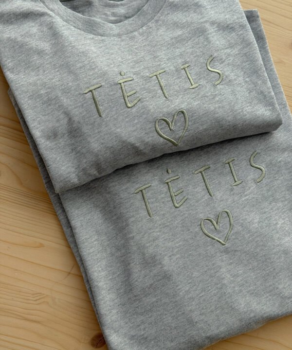Tėtis marškinėliai ilgomis rankovėmis
