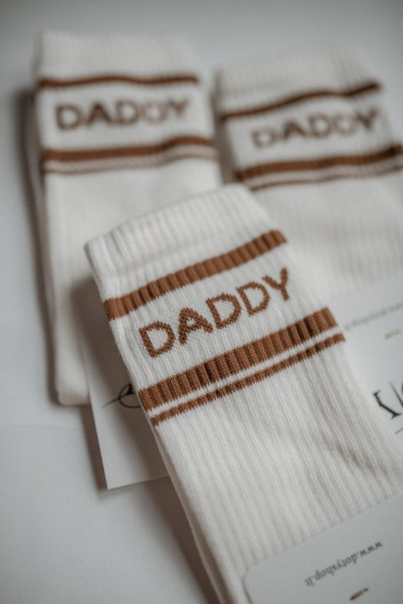 Daddy kojinės dviguba juostele