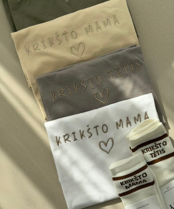 Krikšto Mama/Krikšto tėtis Marškinėliai