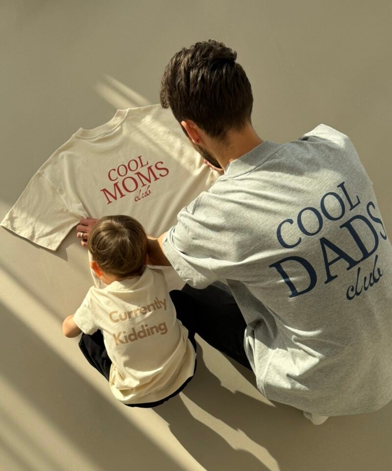 Oversized marškinėliai Cool Dads club