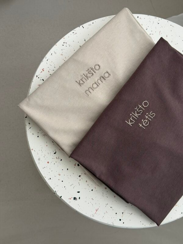 Premium Krikšto mama/Krikšto tėtis marškinėliai