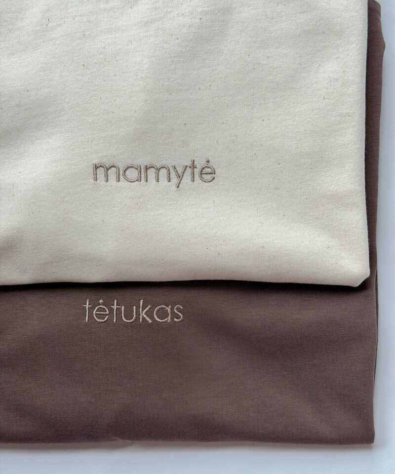 Mamytė/Tėtukas marškinėliai Oversized/regular fit premium