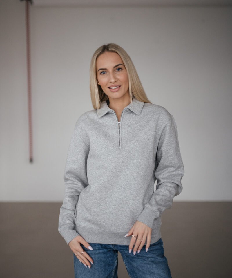 Unisex basic džemperis su kalnieriumi